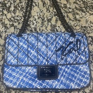 Karl Lagerfeld Tweed Shoulder Bag